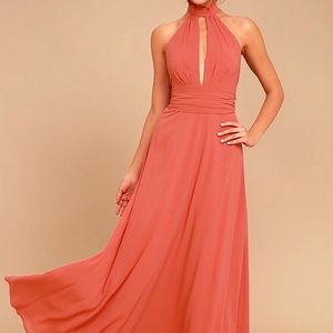 NWT Lulus’s “First Comes Love” Maxi Dress